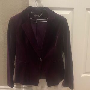 White House Black Market Deep Purple Blazer